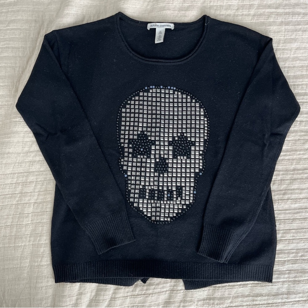 Autumn Cashmere Charcoal Knit Top